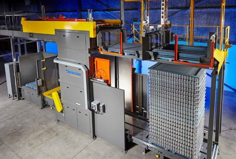 Bulk Depal Palletizing_Load Stabilization