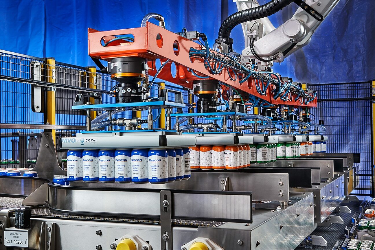 Discover Descon's Robotic Variety Pack Uncasing System